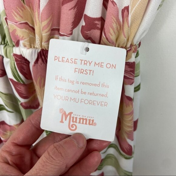 NWT Show Me Your Mumu Kendall Maxi Dress Floral Lily Size Small Bohemian Boho S - Picture 7 of 10